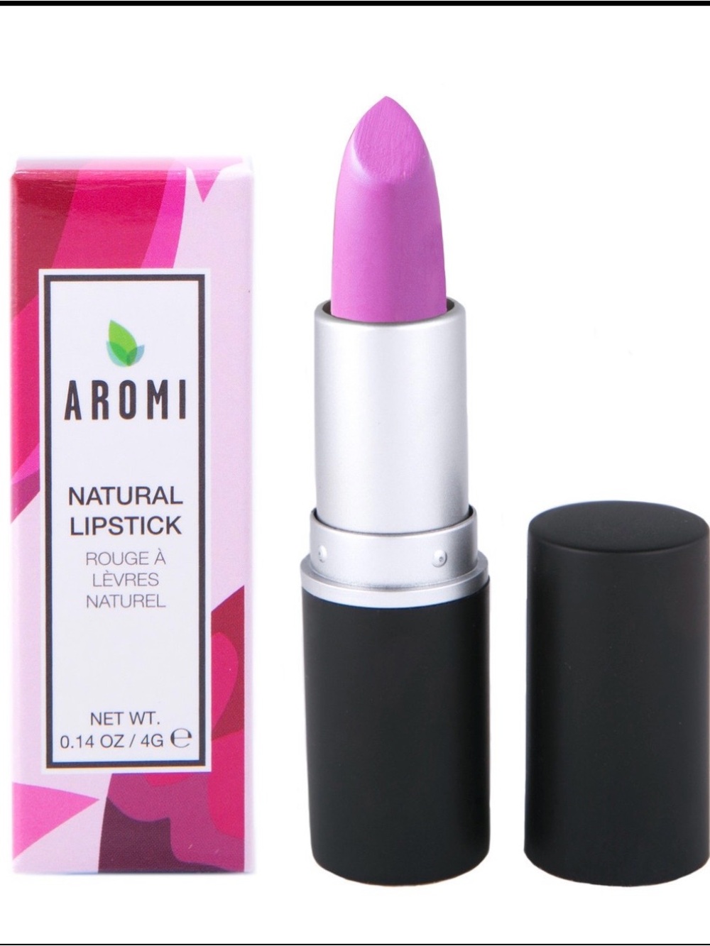 Aromi Natural Lipstick — Peppy  Pink